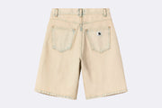 Carhartt WIP Wmns Brandon Short Smith Denim Blue Sand Bleached