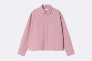 Carhartt WIP Wmns Toland Shirt Toland Stripe Pink Fog