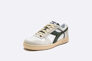 Diadora Magic Basket Low Suede Leather White Dark Forest