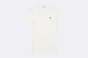 Lacoste Wmns Tee-shirt Blanc