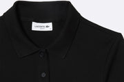 Lacoste Wmns Chemise Ribbed Collar Shirt Black
