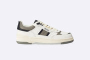 Polo Ralph Lauren Masters Sport Leather Trainer White Grey