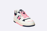 Polo Ralph Lauren Masters Sport Leather Trainer White Pink