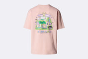 The North Face Mountain Cleanup Oversized Tee Pink Moss