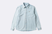 Camisa Edmmond Studios Duck Patch Denim Azul para hombre