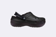 Crocs Wmns Classic Platform Lined Clog W Black