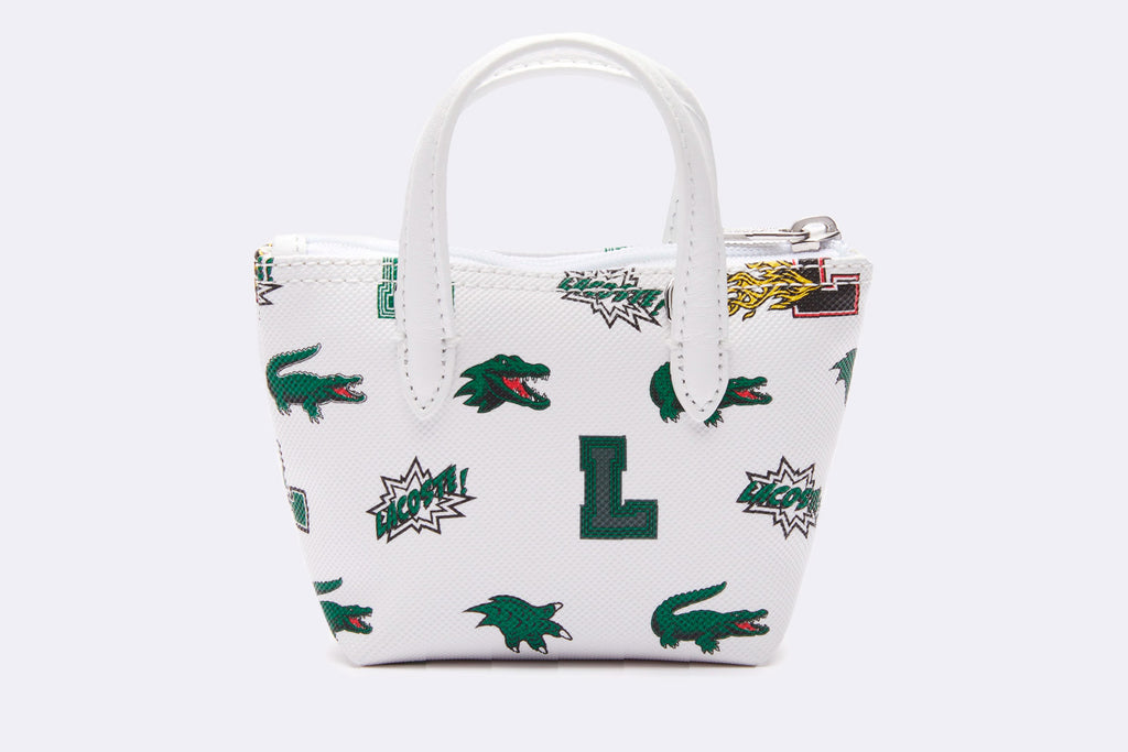 Lacoste Nano Bag Blanc Croc Allover Consuela Store