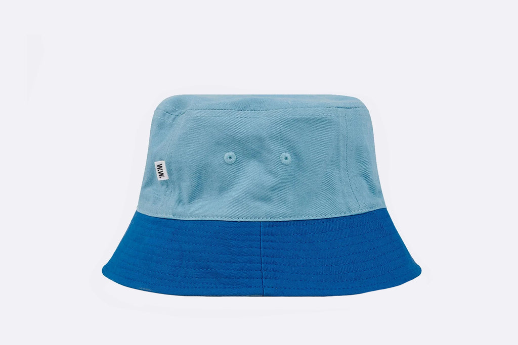Wood Wood Ossian twill bucket hat reversible Vintage Blue