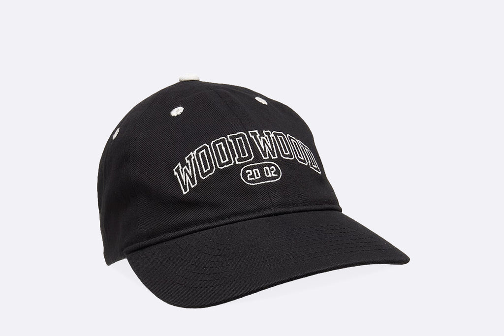 Wood Wood Brian Tennis Black Cap