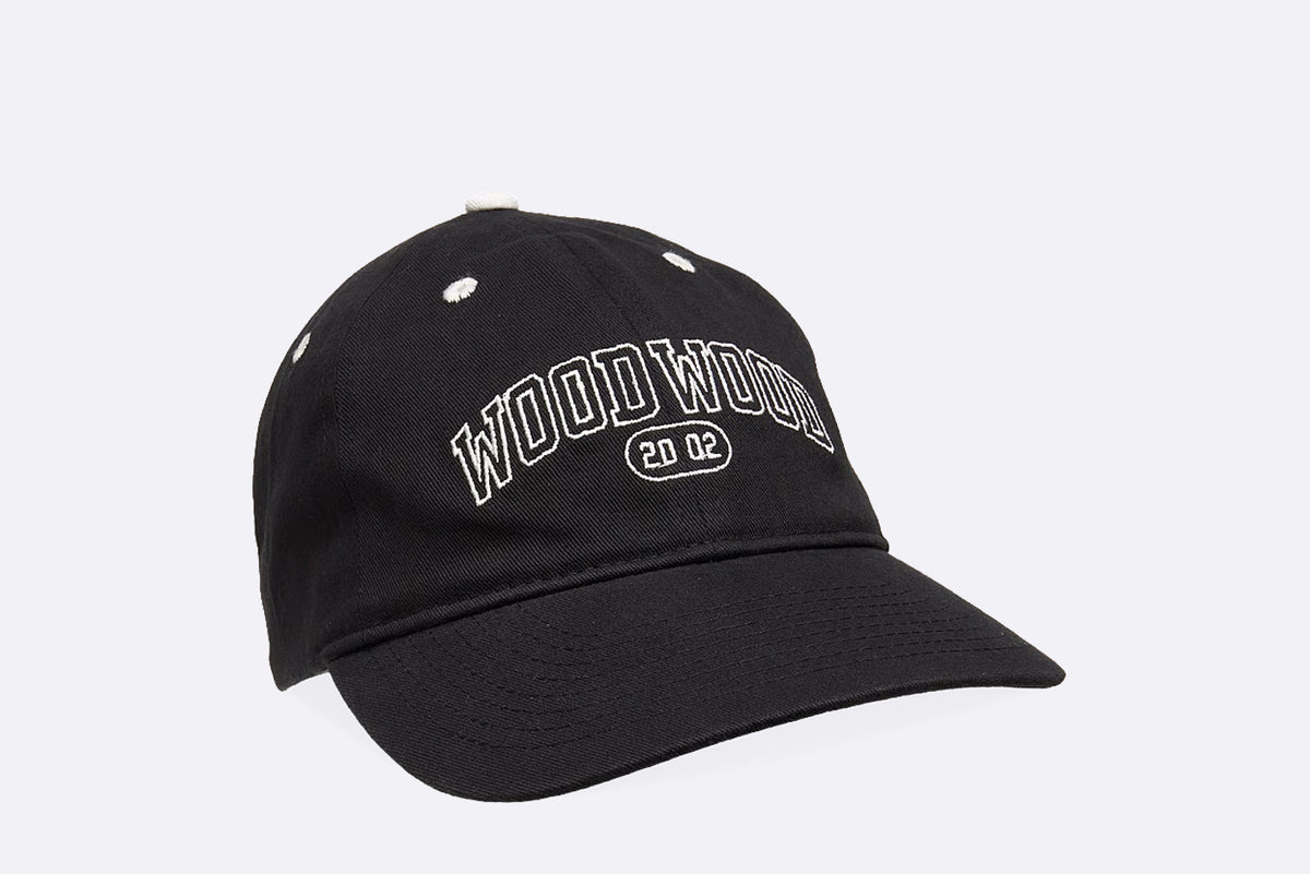 Wood Wood Brian Tennis Black Cap