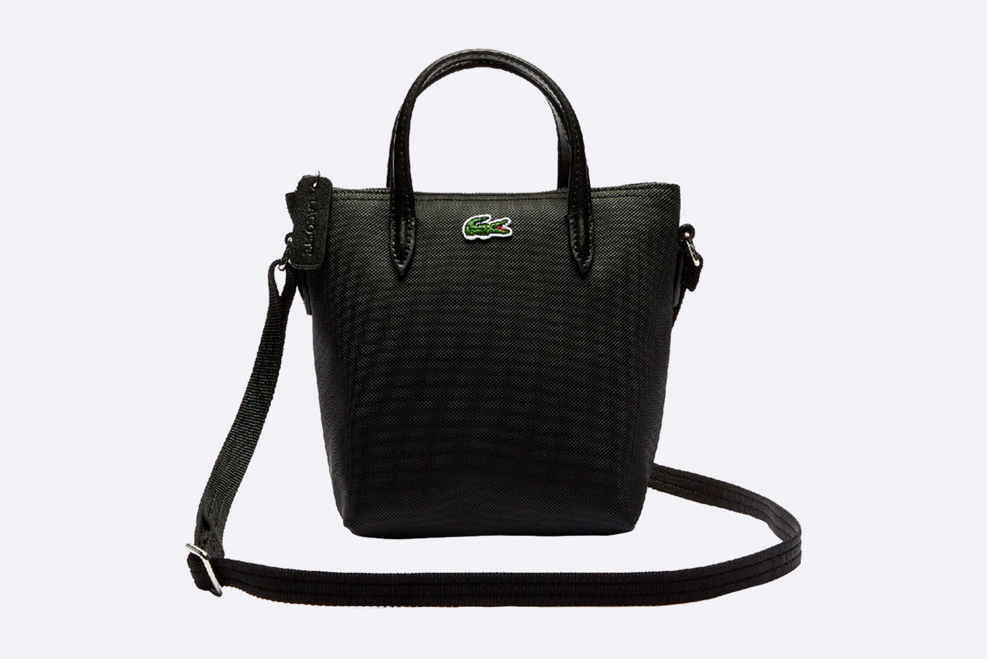 Lacoste L12.12 Concept Mini Shopping Bag Black
