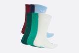 Adidas Trefoil Crew Socks Chaussettes Off White Court Green