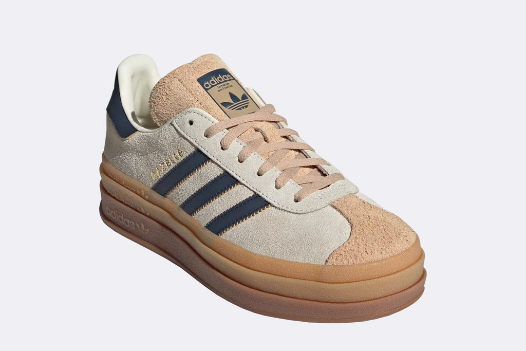 Adidas Wmns Gazelle Bold W Cream White Night Indigo