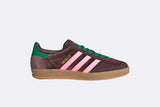 Adidas Wmns Gazelle Indoor Brown Glow Pink Court Green