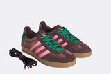 Adidas Wmns Gazelle Indoor Brown Glow Pink Court Green