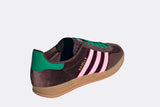 Adidas Wmns Gazelle Indoor Brown Glow Pink Court Green
