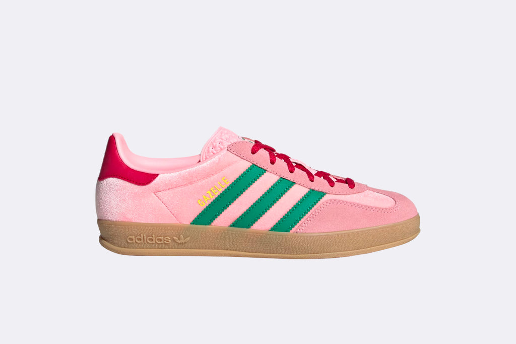Adidas Wmns Gazelle Indoor Glow Pink Court Green