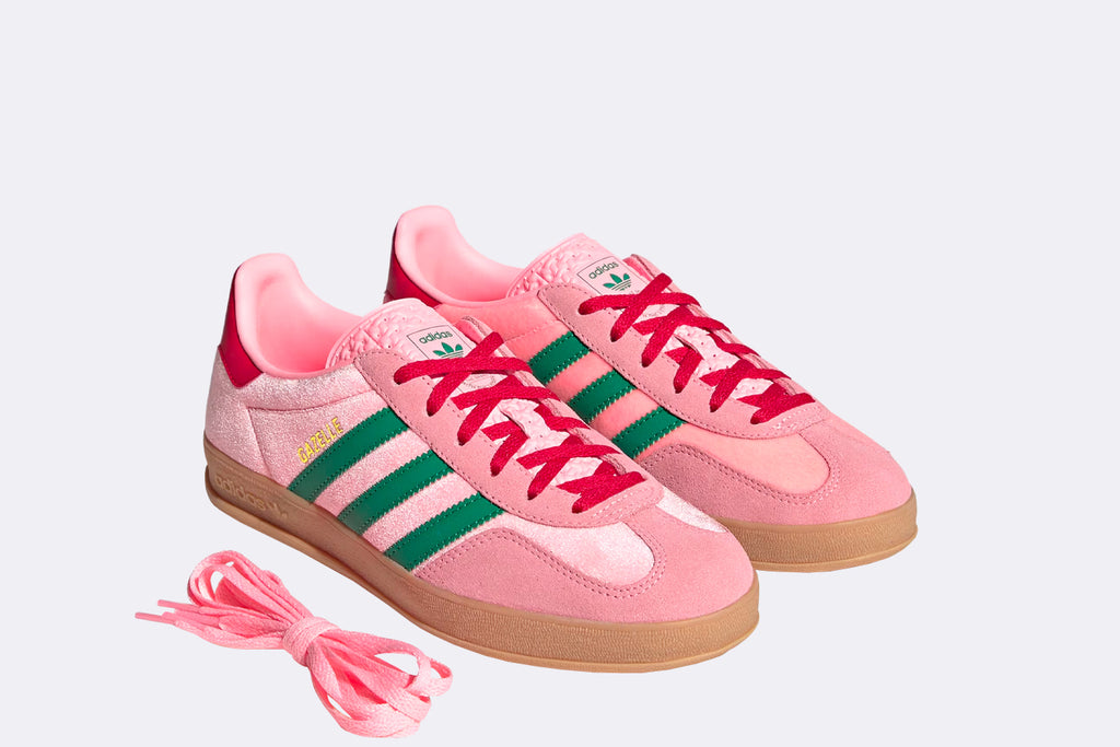 Adidas Wmns Gazelle Indoor Glow Pink Court Green