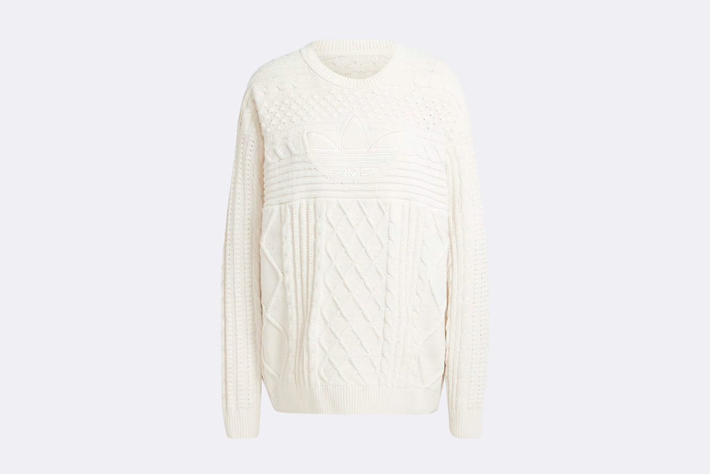 Adidas Wmns Kntd Trf Sweatshirt White