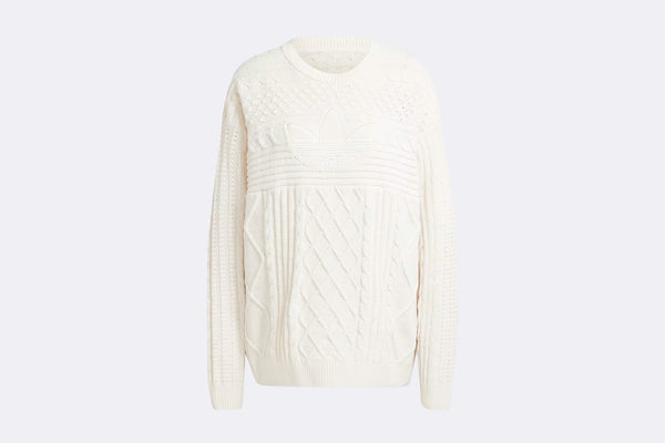 Adidas Wmns Kntd Trf Sweatshirt White