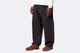 Carhartt WIP Aaron Pant Smith Denim Black Stone Washed