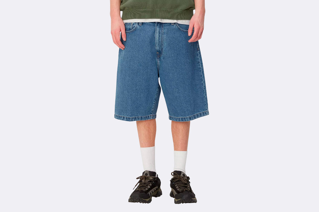 Carhartt WIP Landon Short Blue Heavy Stone Wash
