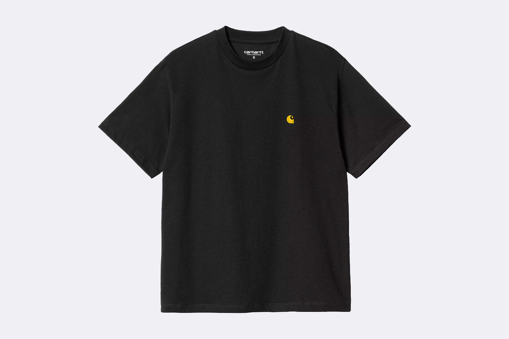 Carhartt WIP Wmns Chase T-Shirt Black Gold