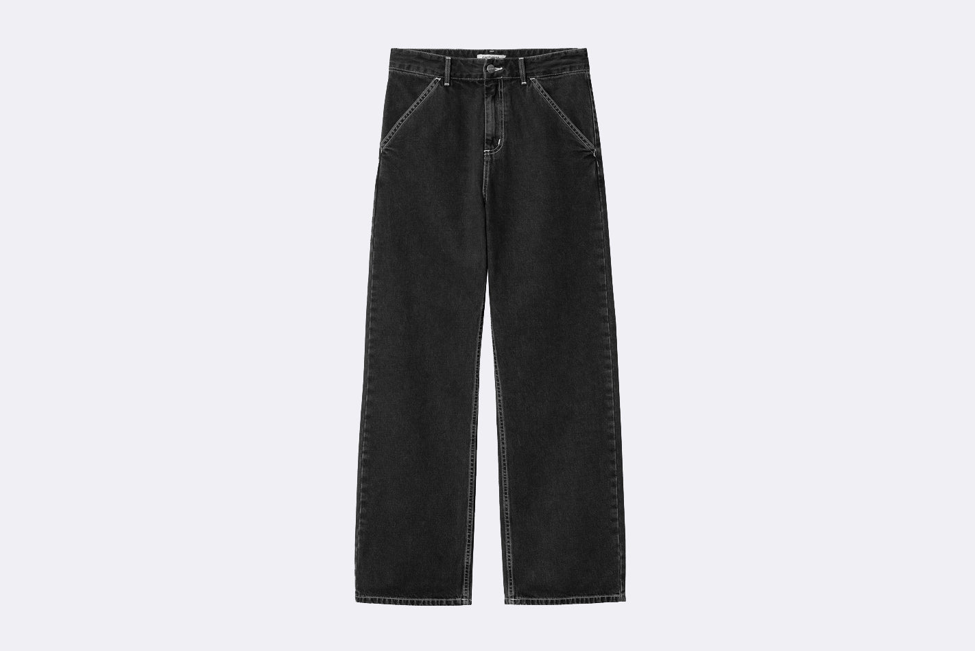 Carhartt WIP Wmns Simple Pant Black Stone Washed
