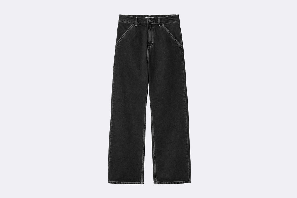Carhartt WIP Wmns Simple Pant Black Stone Washed