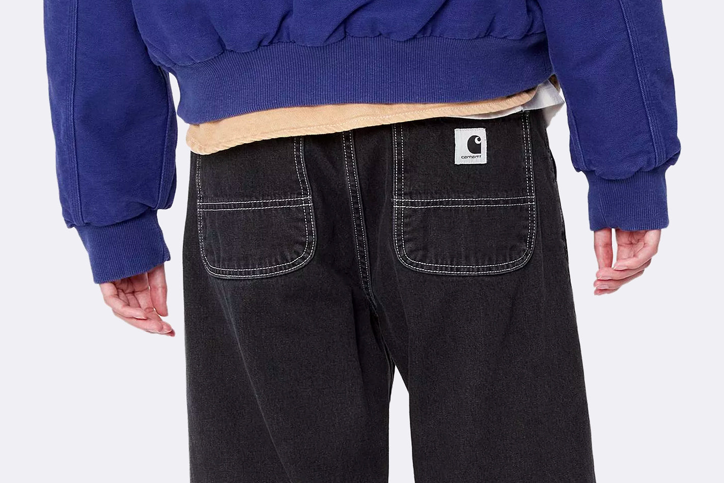 Carhartt WIP Wmns Simple Pant Black Stone Washed