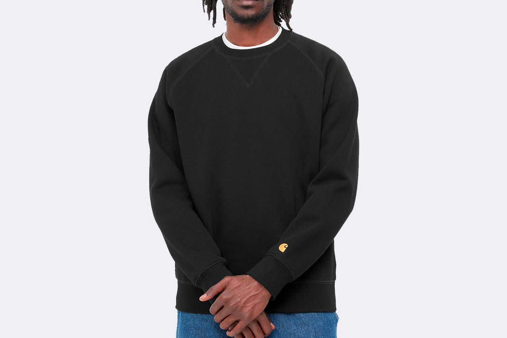 Carhartt WIP Chase Sweat Black Gold