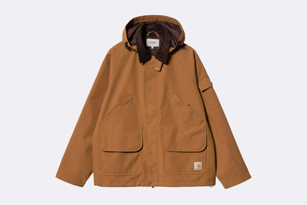 Carhartt WIP Clarton Jacket Hamilton Brown Tobacco