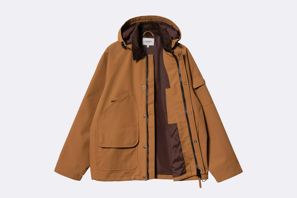 Carhartt WIP Clarton Jacket Hamilton Brown Tobacco