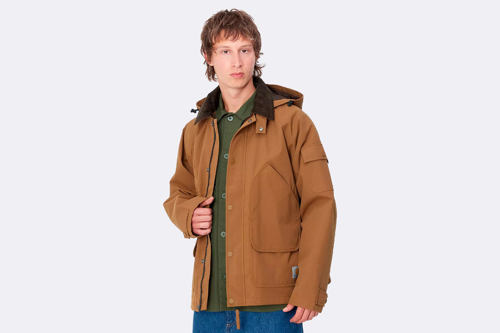 Carhartt WIP Clarton Jacket Hamilton Brown Tobacco