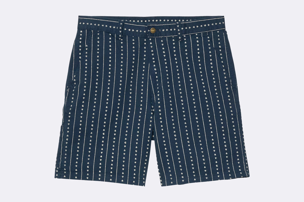 Carhartt WIP Drewe Short Heart C Pinstripe Ink