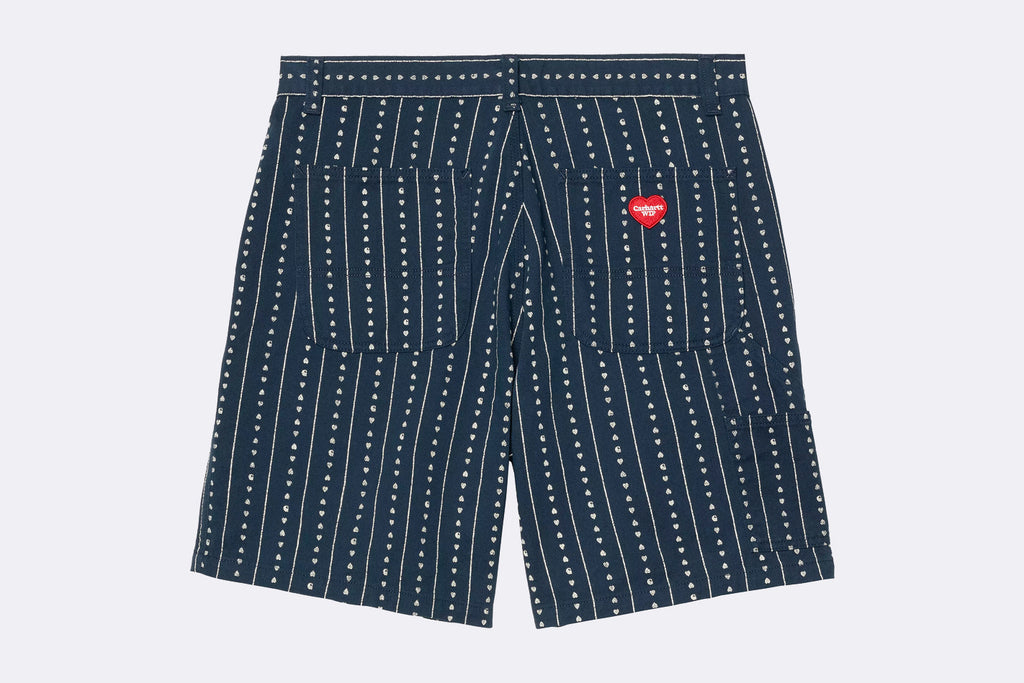 Carhartt WIP Drewe Short Heart C Pinstripe Ink