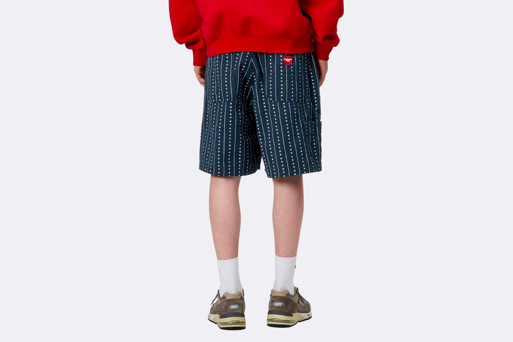 Carhartt WIP Drewe Short Heart C Pinstripe Ink