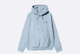 Carhartt WIP Hooded American Script Sweat Frosted Blue