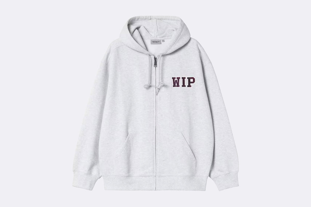 Carhartt WIP Hooded Mini Wip Sweat Jacket Ash Heather