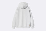 Carhartt WIP Hooded Wip Sweat Jacket Ash Heather Stone Washed