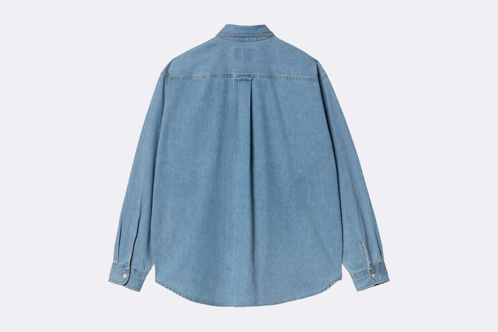 Carhartt WIP Lucas Shirt Blue bleached