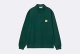 Carhartt WIP Polo Sweatshirt Dark Fir