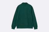Carhartt WIP Polo Sweatshirt Dark Fir