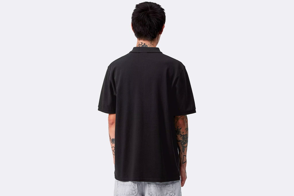 Carhartt WIP American Script Polo Black