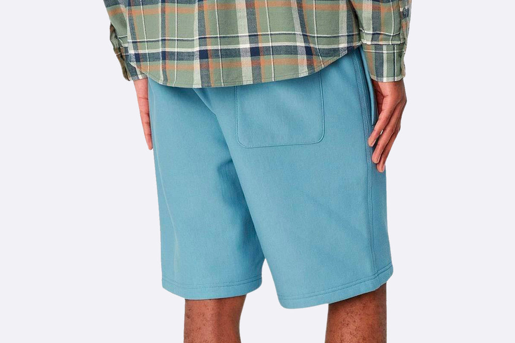 Carhartt WIP American Script Sweat Short Frosted Blue