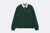 Carhartt WIP Flags Rugby Sweat Conifer Green