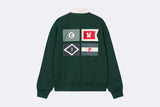 Carhartt WIP Flags Rugby Sweat Conifer Green