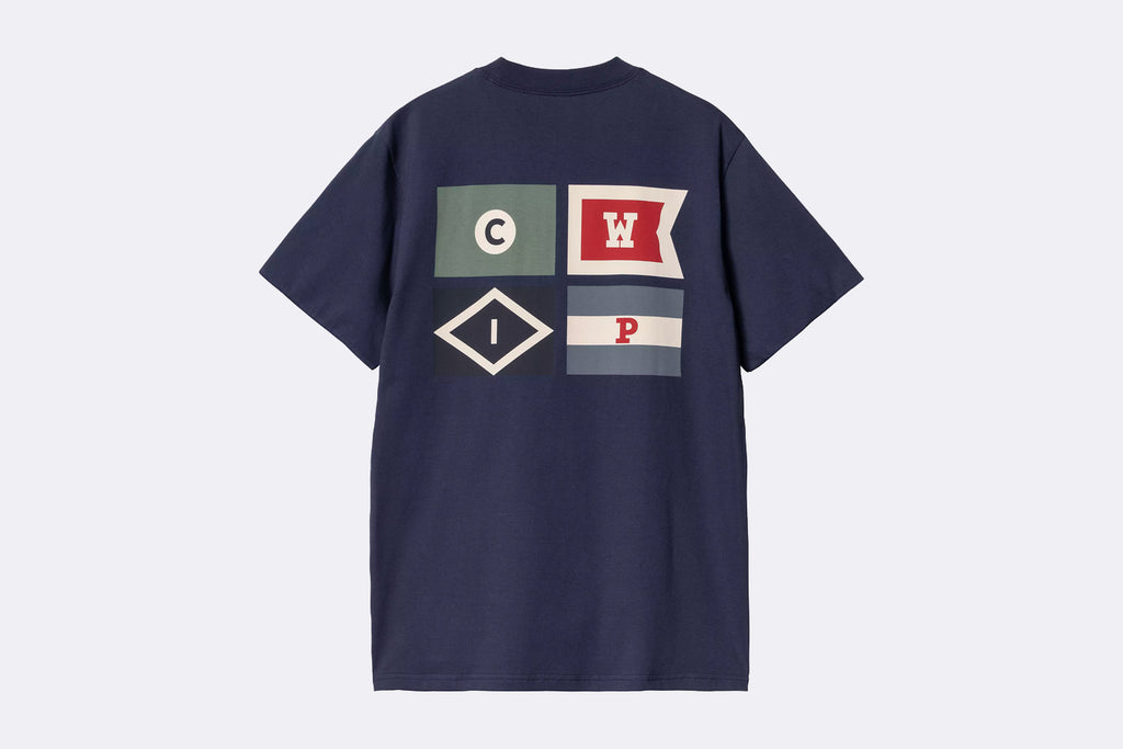 Carhartt WIP  Flags T-Shirt Navy