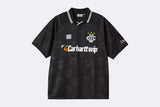 Carhartt WIP Hartt's Football T-Shirt Heart Train Jacquard Black