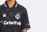 Carhartt WIP Hartt's Football T-Shirt Heart Train Jacquard Black